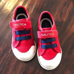 Nautica red sneakers